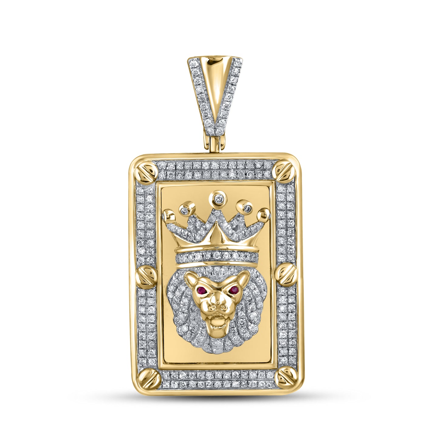 10kt Yellow Gold 0.70 CTW Diamond Charm