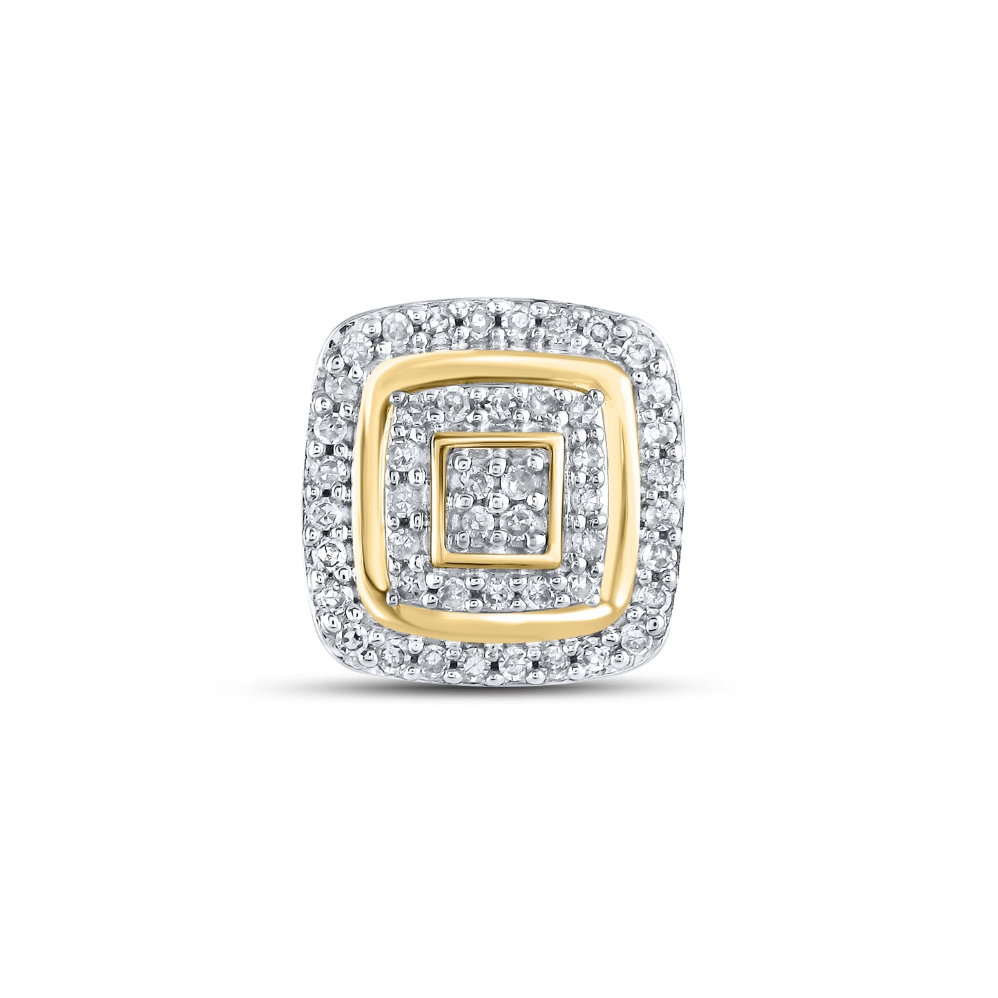 10kt Yellow Gold 0.25 CTW Natural Diamond Earrings