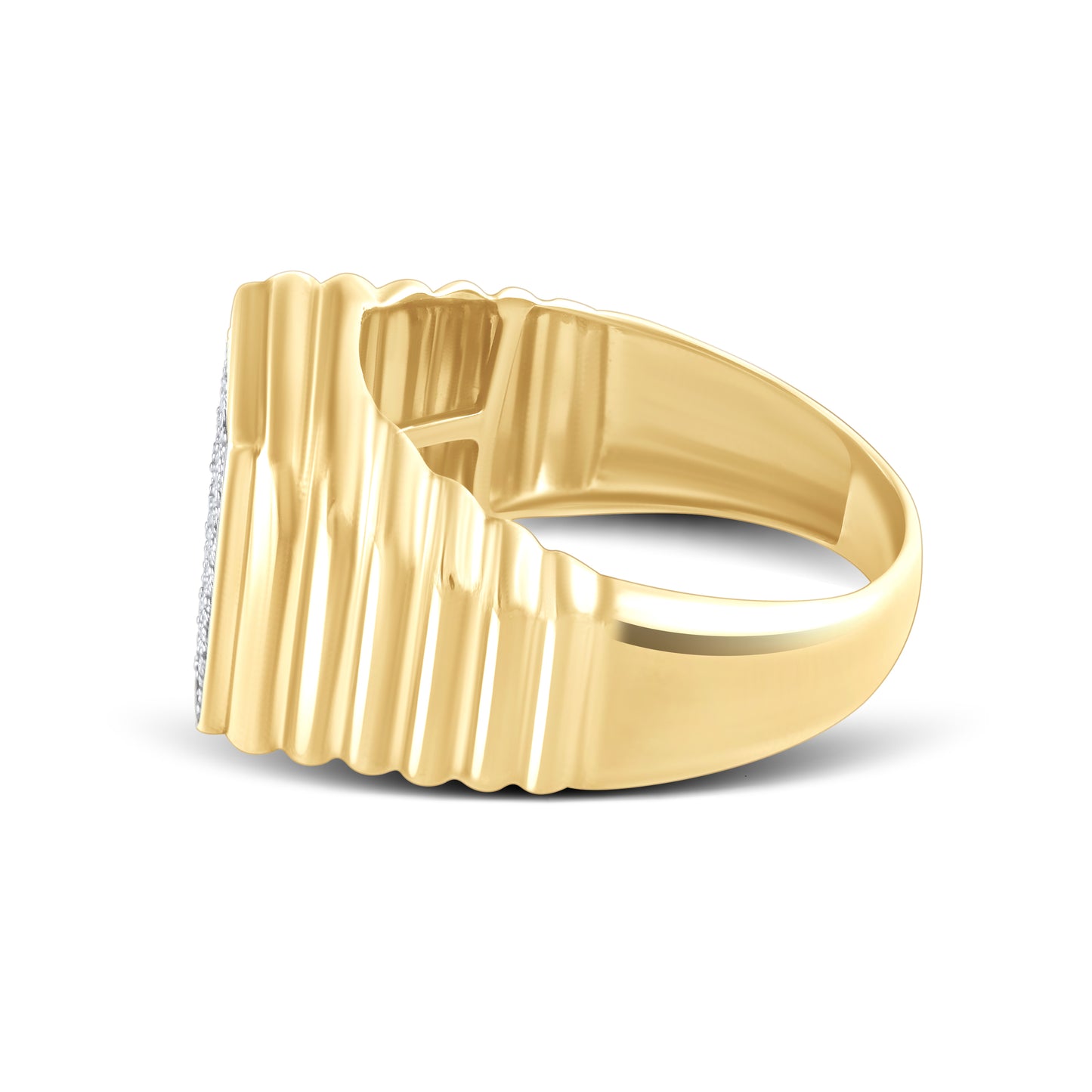 10kt Yellow Gold 0.25 CTW Men’s Diamond Ring