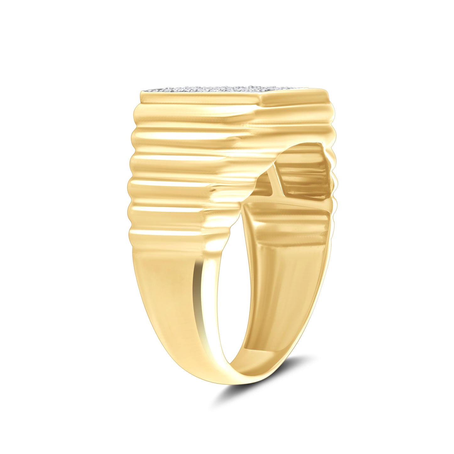 10kt Yellow Gold 0.25 CTW Men’s Diamond Ring