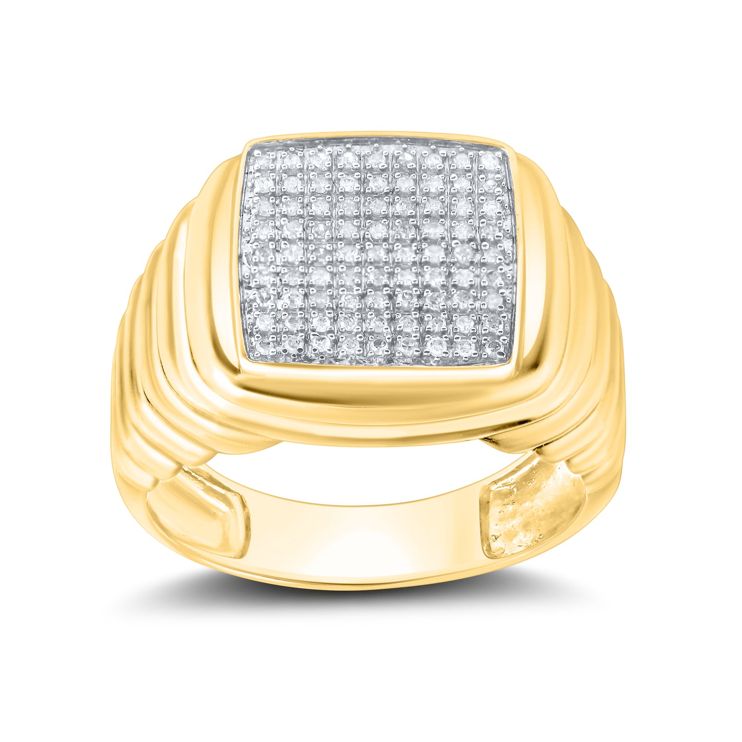 10kt Yellow Gold 0.25 CTW Men’s Diamond Ring