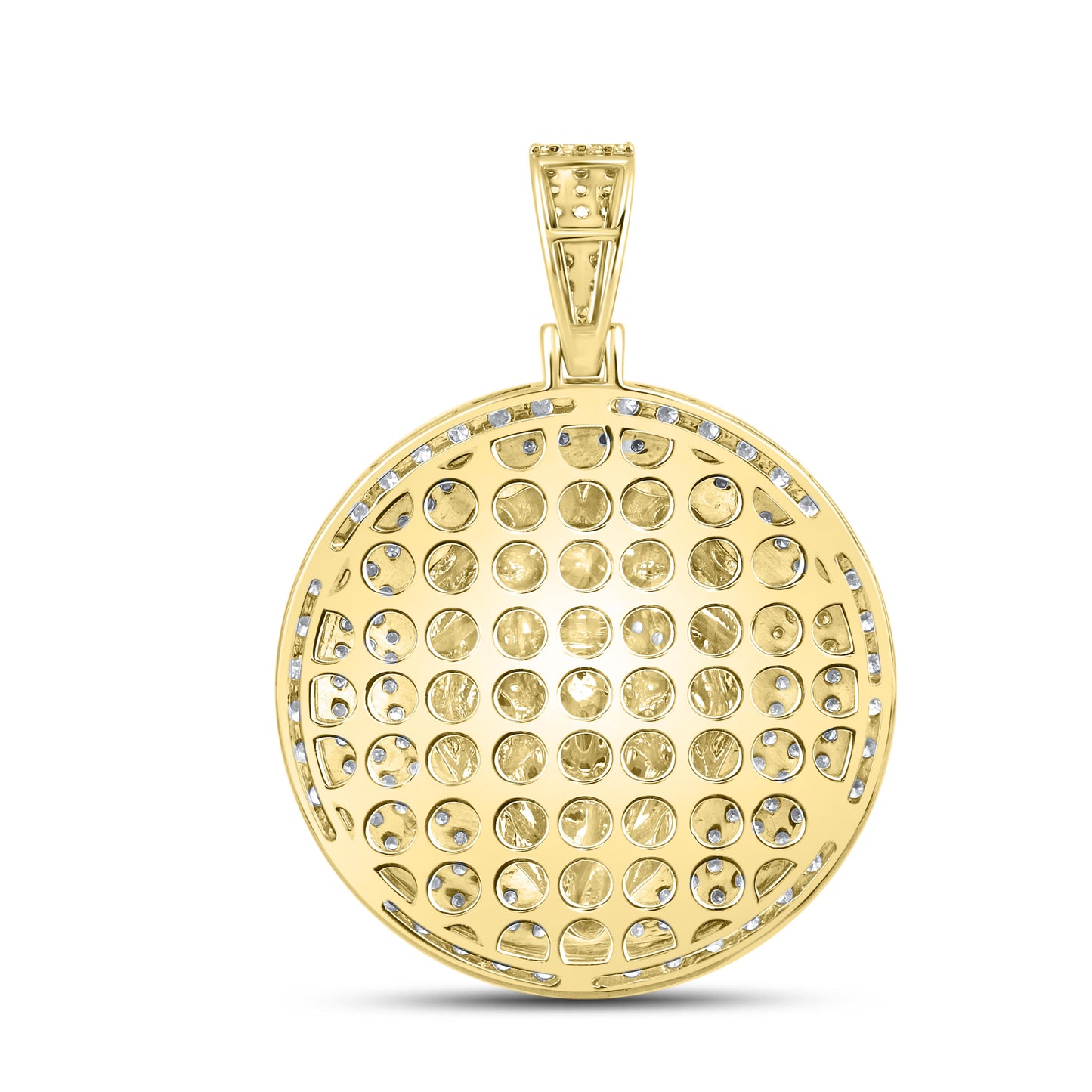 10k yellow gold 3 CTW Diamond Charm