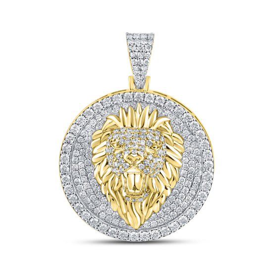 10k yellow gold 3 CTW Diamond Charm