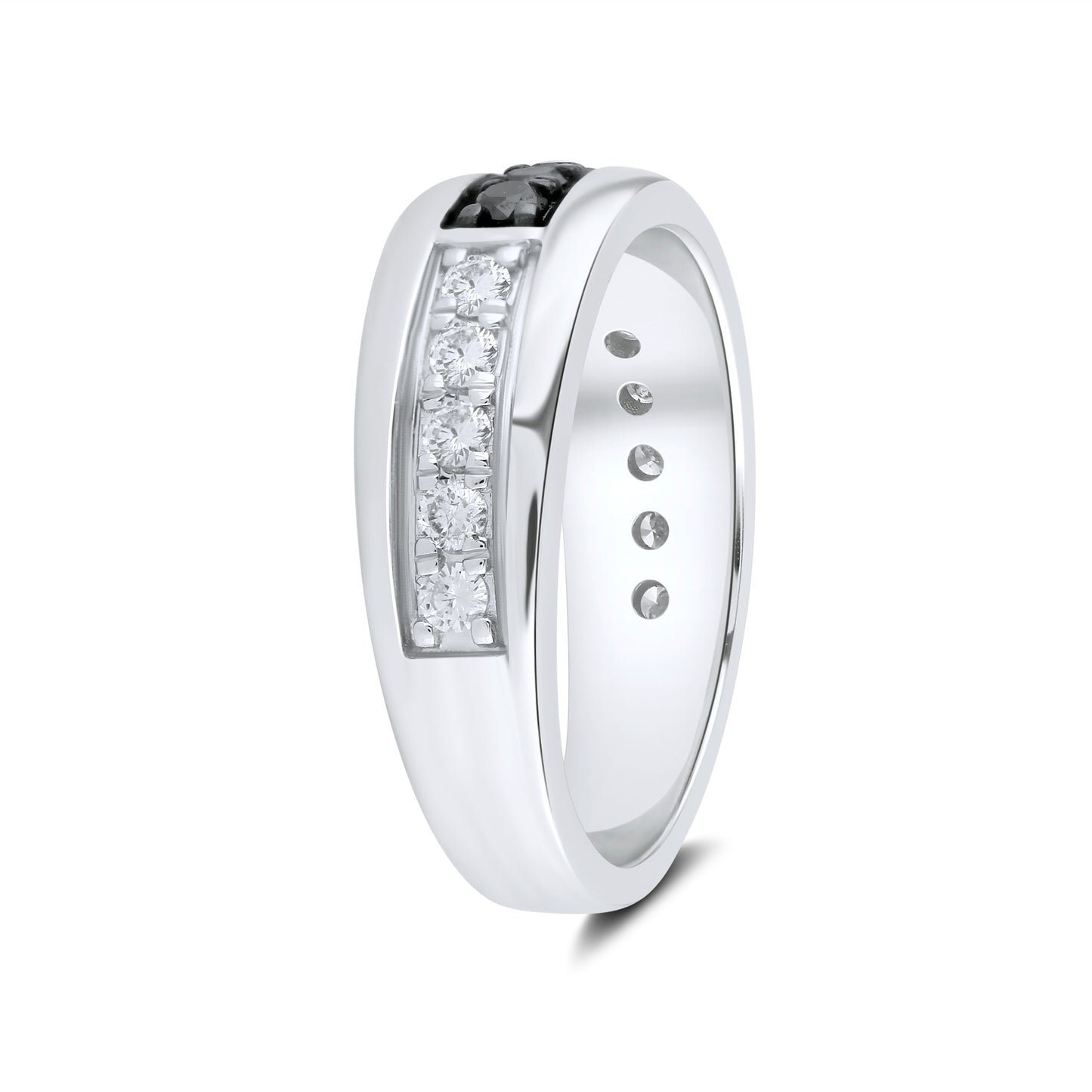 10kt White Gold 0.75 CTW Diamond Men’s Band