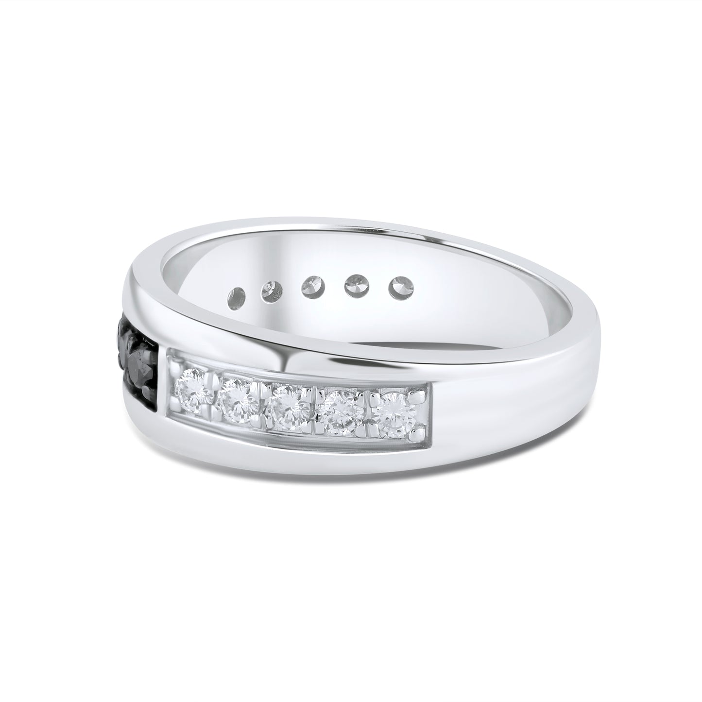 10kt White Gold 0.75 CTW Diamond Men’s Band