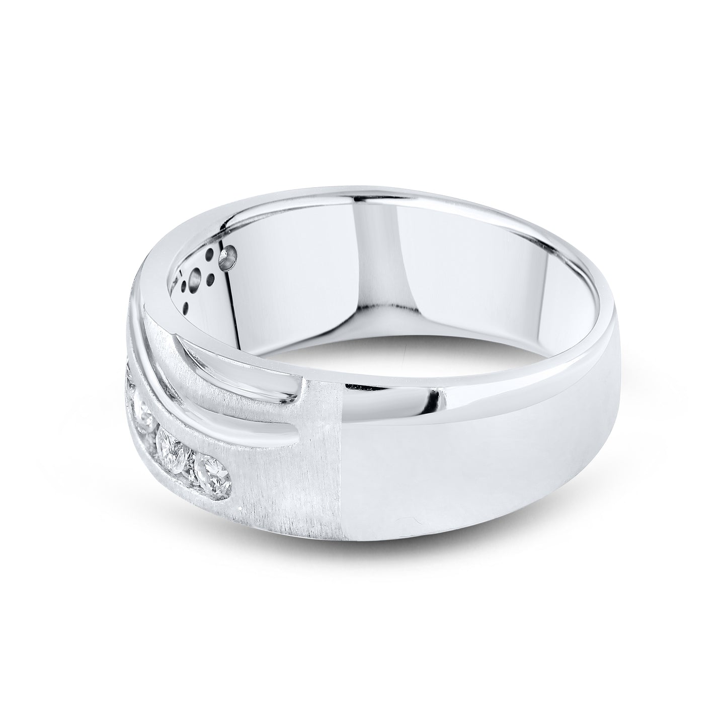 10kt White Gold 0.55 CTW Diamond Men’s Ring