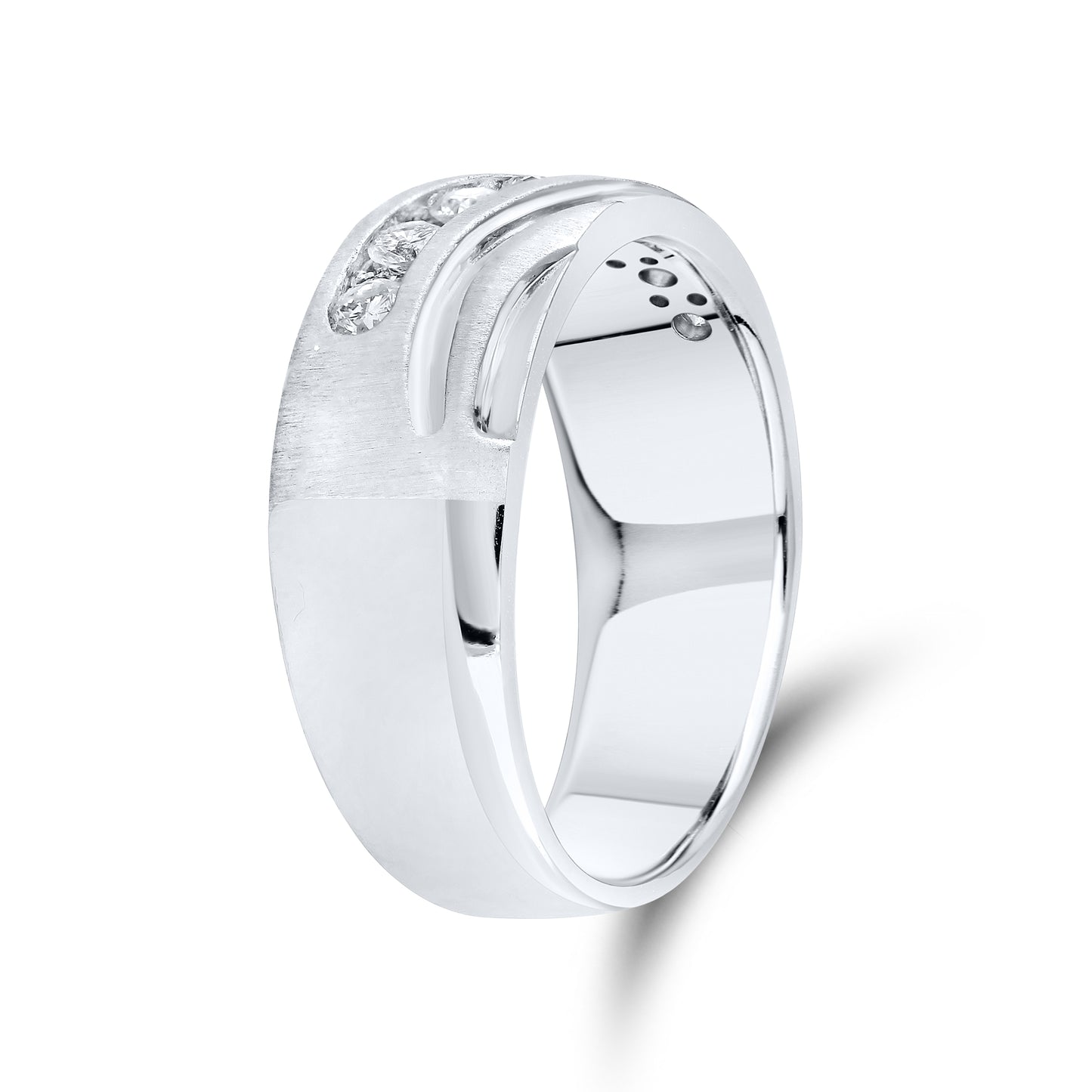 10kt White Gold 0.55 CTW Diamond Men’s Ring