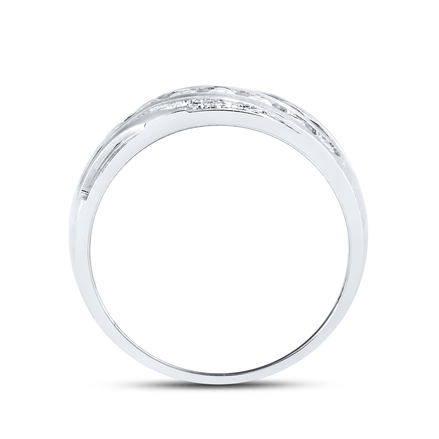 10kt White Gold 0.55 CTW Diamond Men’s Ring