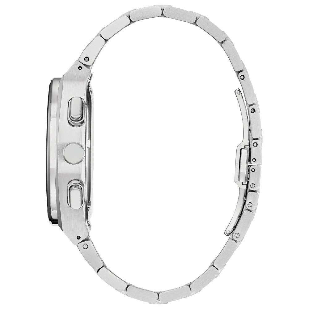MEN ECO WR50 SS BRAC BLCK