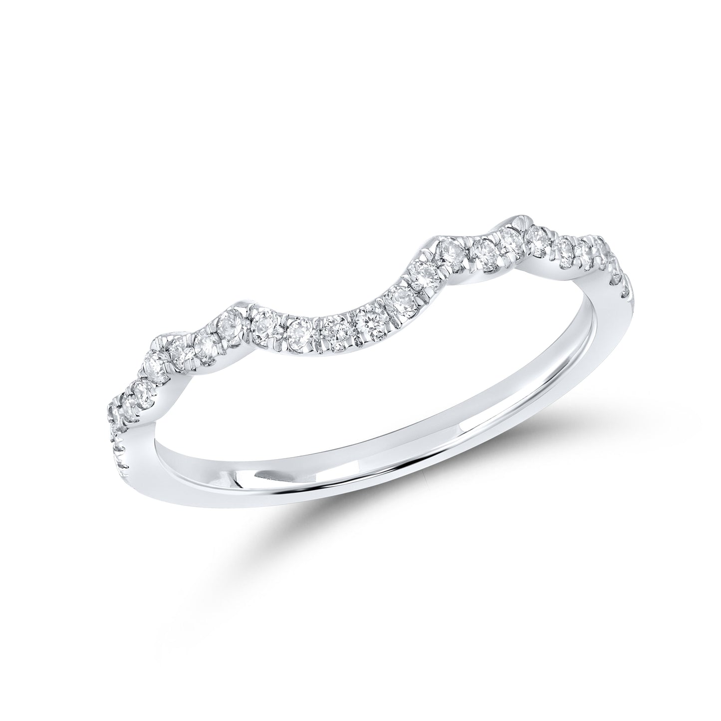 10kt white gold 0.97ctw Diamond Bridal Ring set