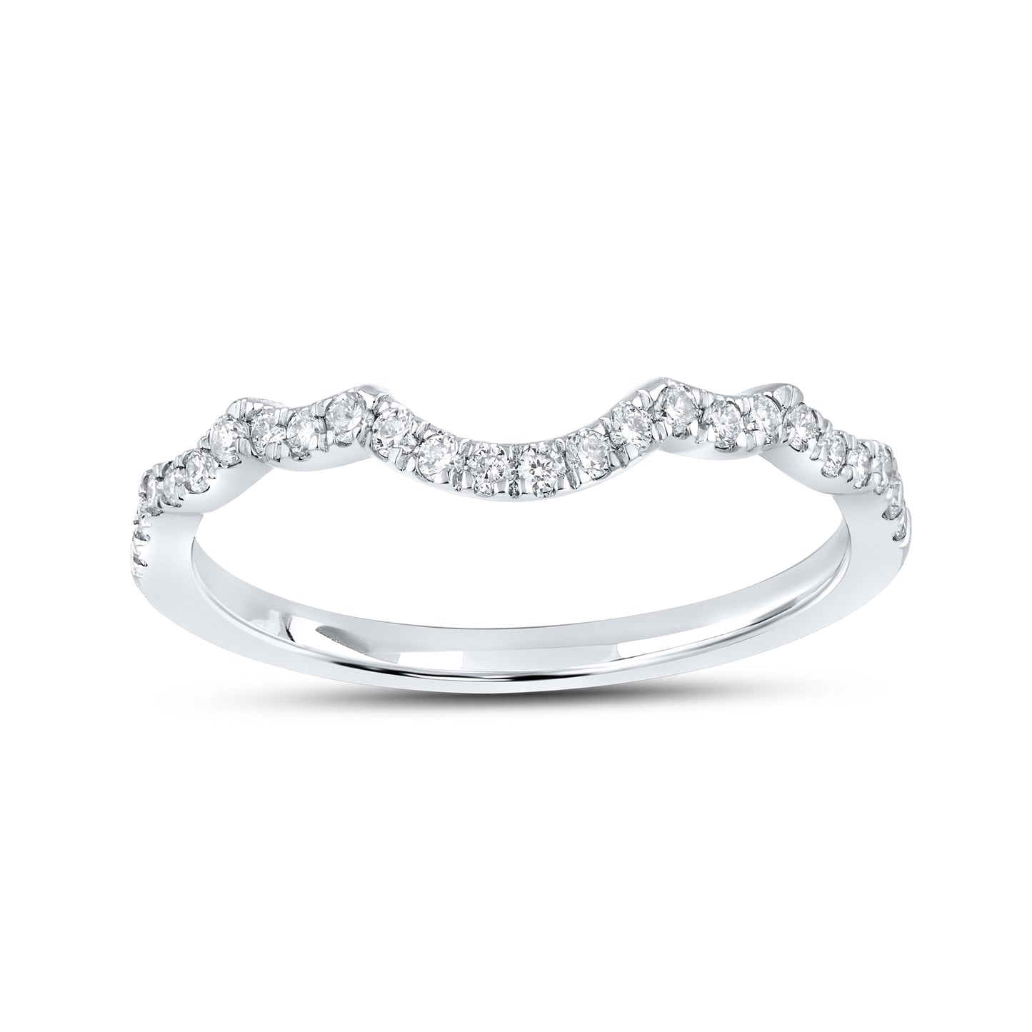 10kt white gold 0.97ctw Diamond Bridal Ring set