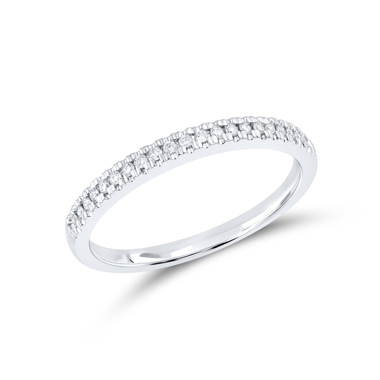 10kt white gold 0.49ctw Pear Shape Diamond Bridal Ring Set