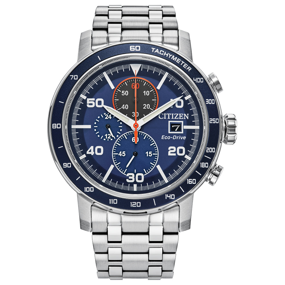 MEN ECO WR100 SS BRAC BLUE