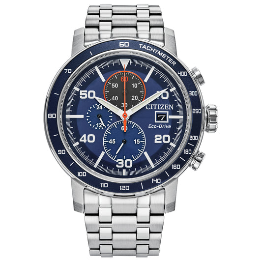 MEN ECO WR100 SS BRAC BLUE