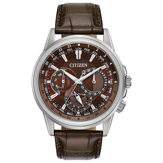 MEN ECO WR100 SS STRA BROWN