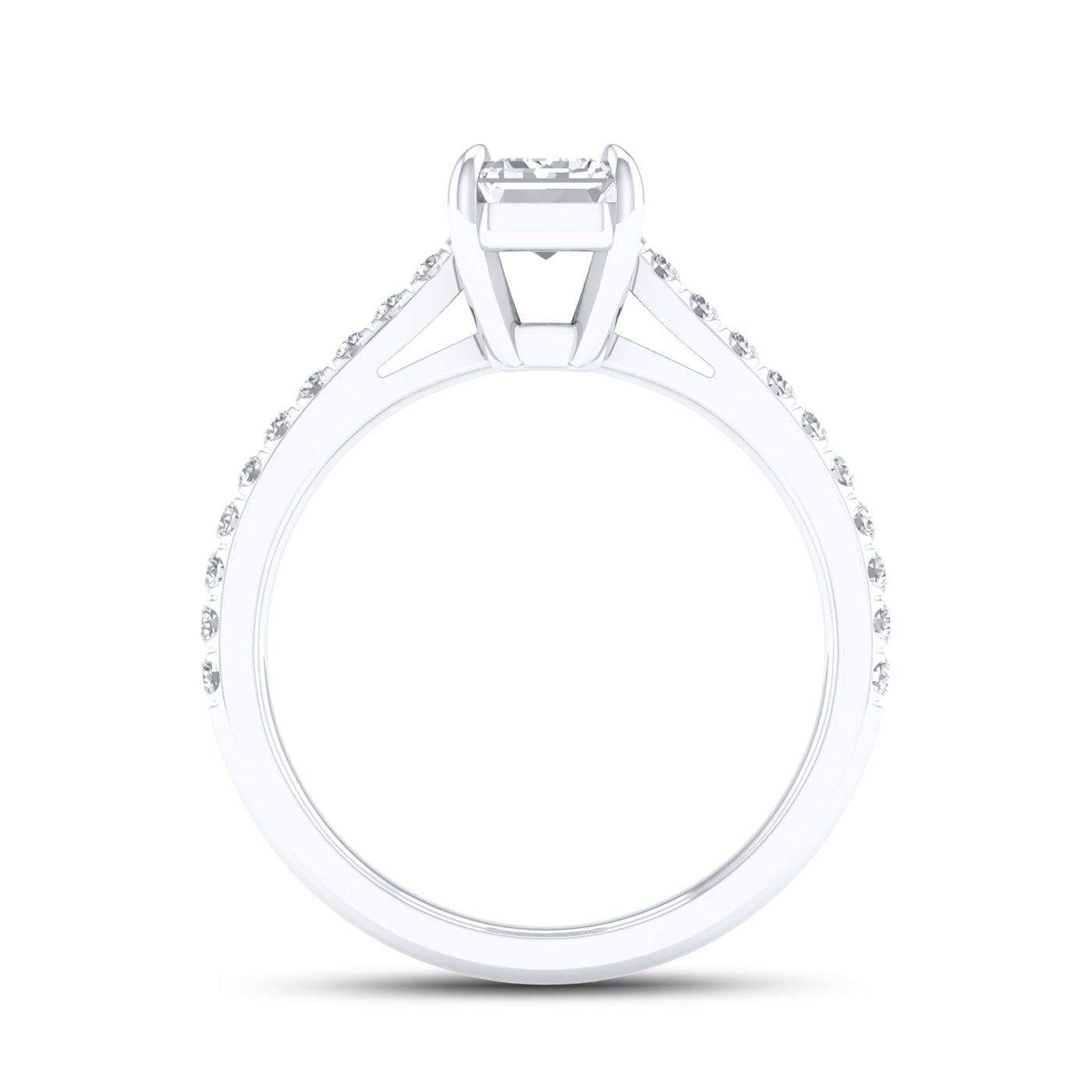 14kt White Gold 1.25 CTW Lab Diamond Ring