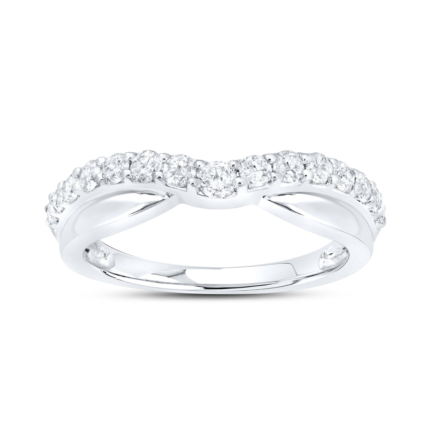 14kt White Gold 0.50 CTW Lab Diamond Ring