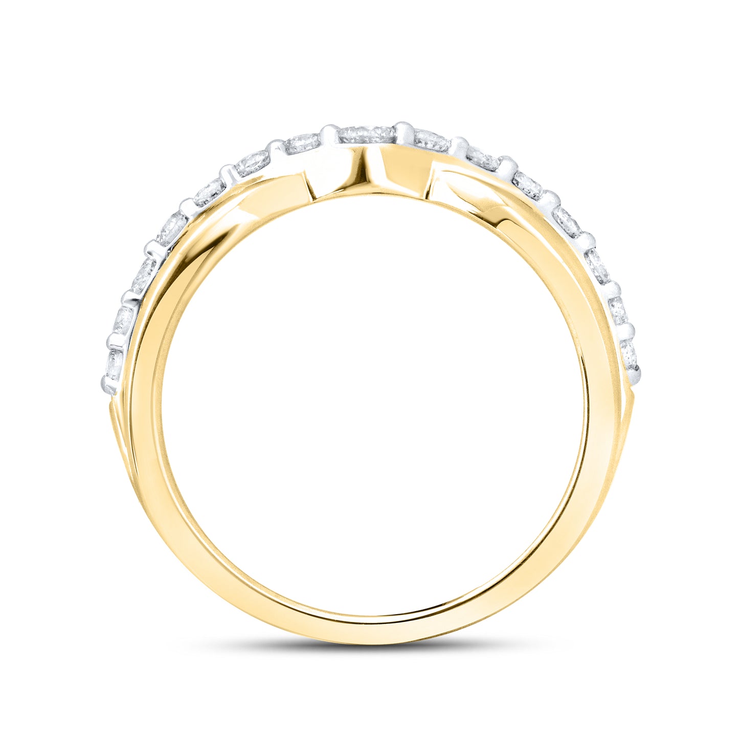 14kt yellow gold 0.50 CTW lab Diamond band