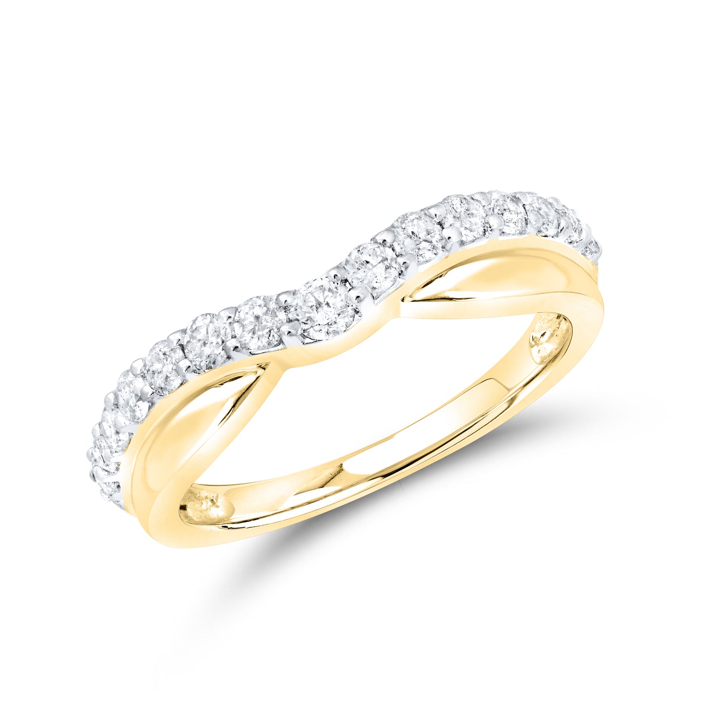 14kt yellow gold 0.50 CTW lab Diamond band