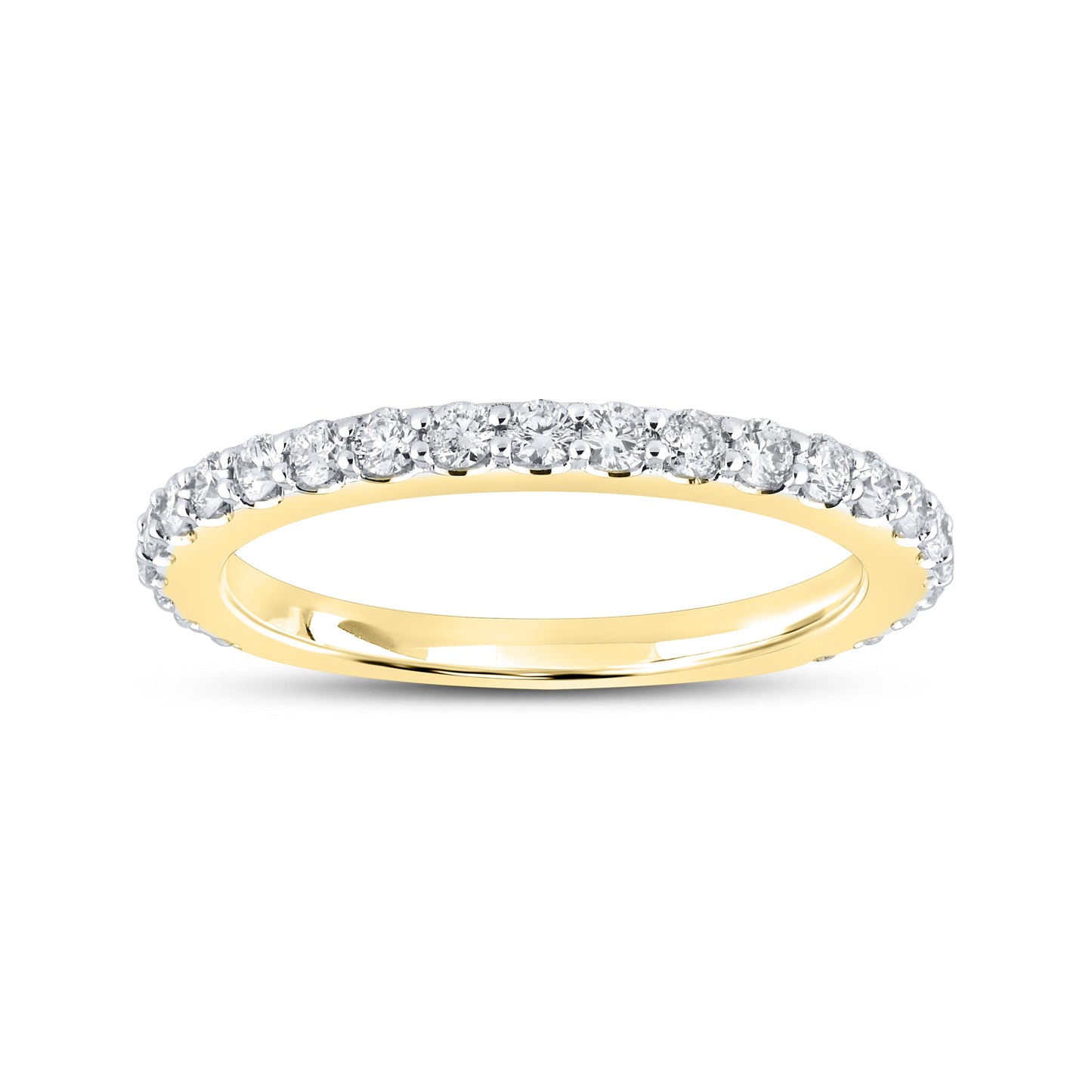 10kt Yellow gold 0.52 CTW Natural Diamond Band