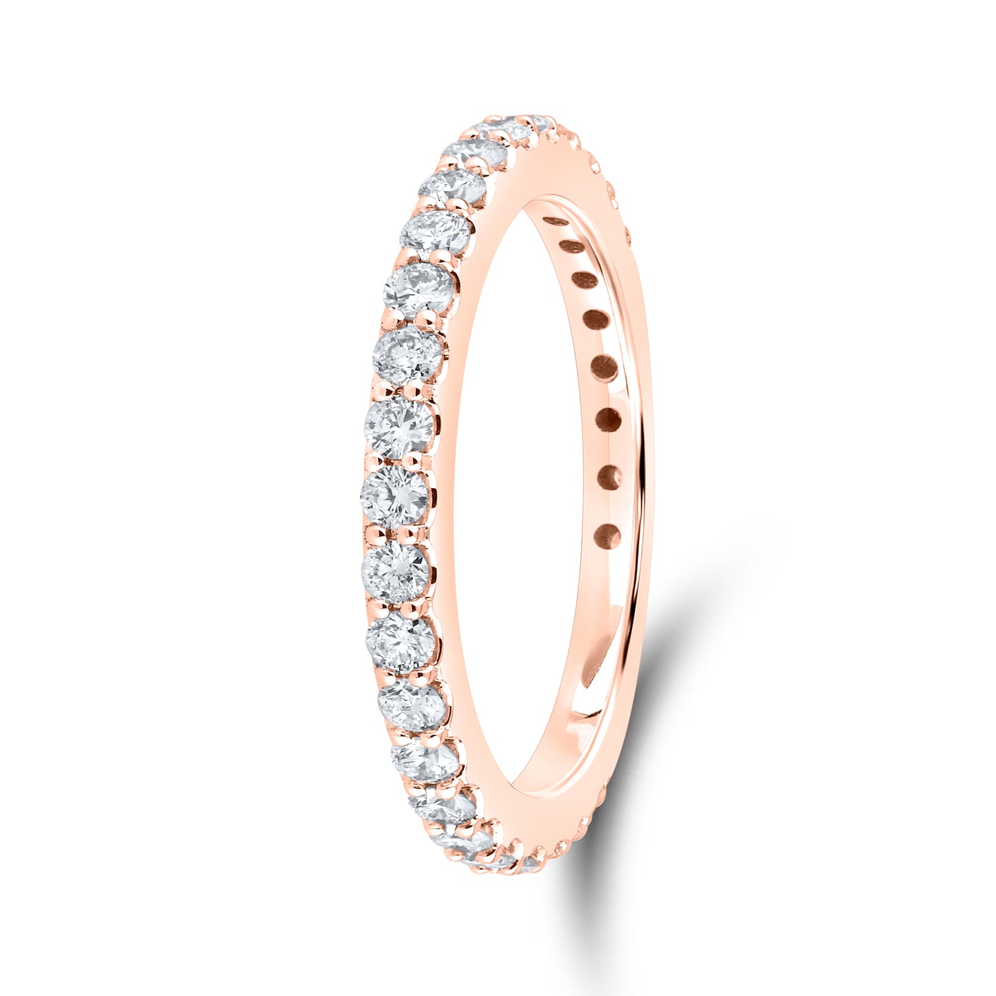 10kt Rose Gold 0.51 CTW Natural Diamond Band