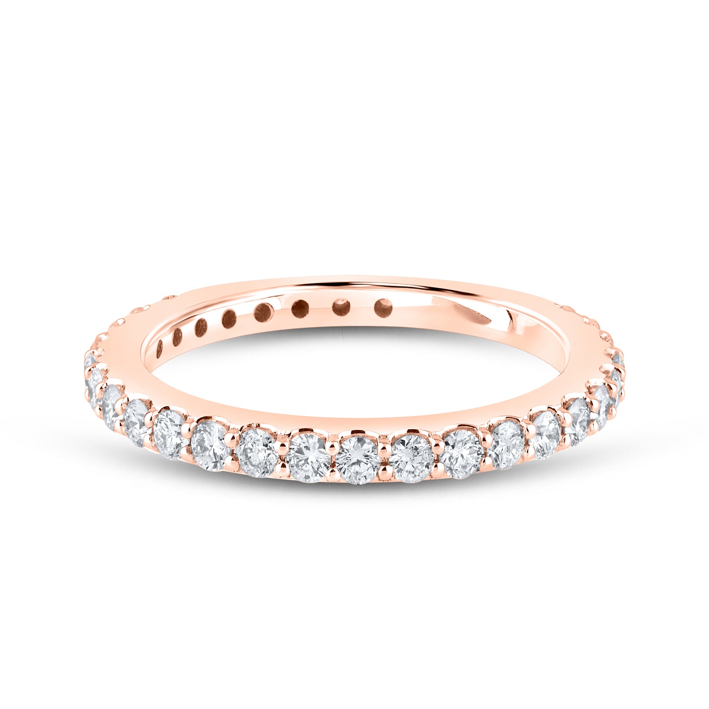 10kt Rose Gold 0.51 CTW Natural Diamond Band