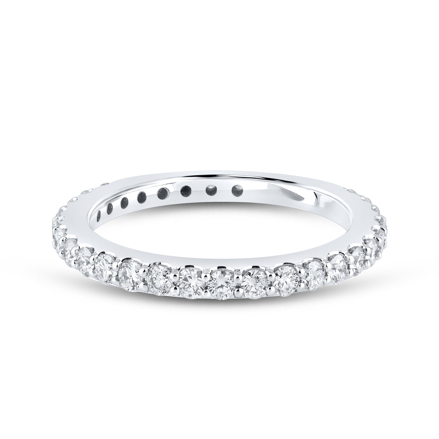 14kt White Gold 0.50 CTW Natural Diamond Band