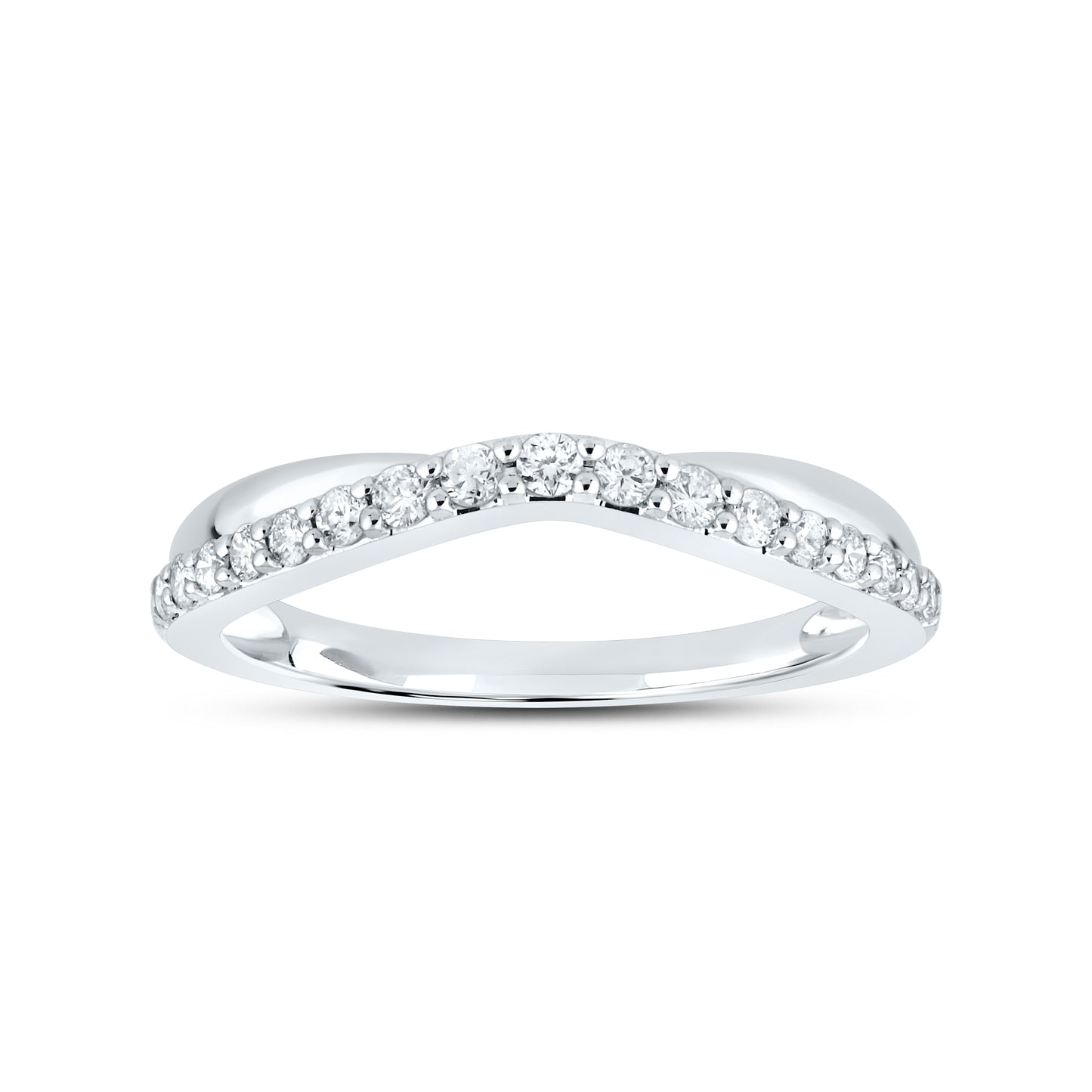 14kt White Gold 0.25 CTW  Lab Diamond Ring