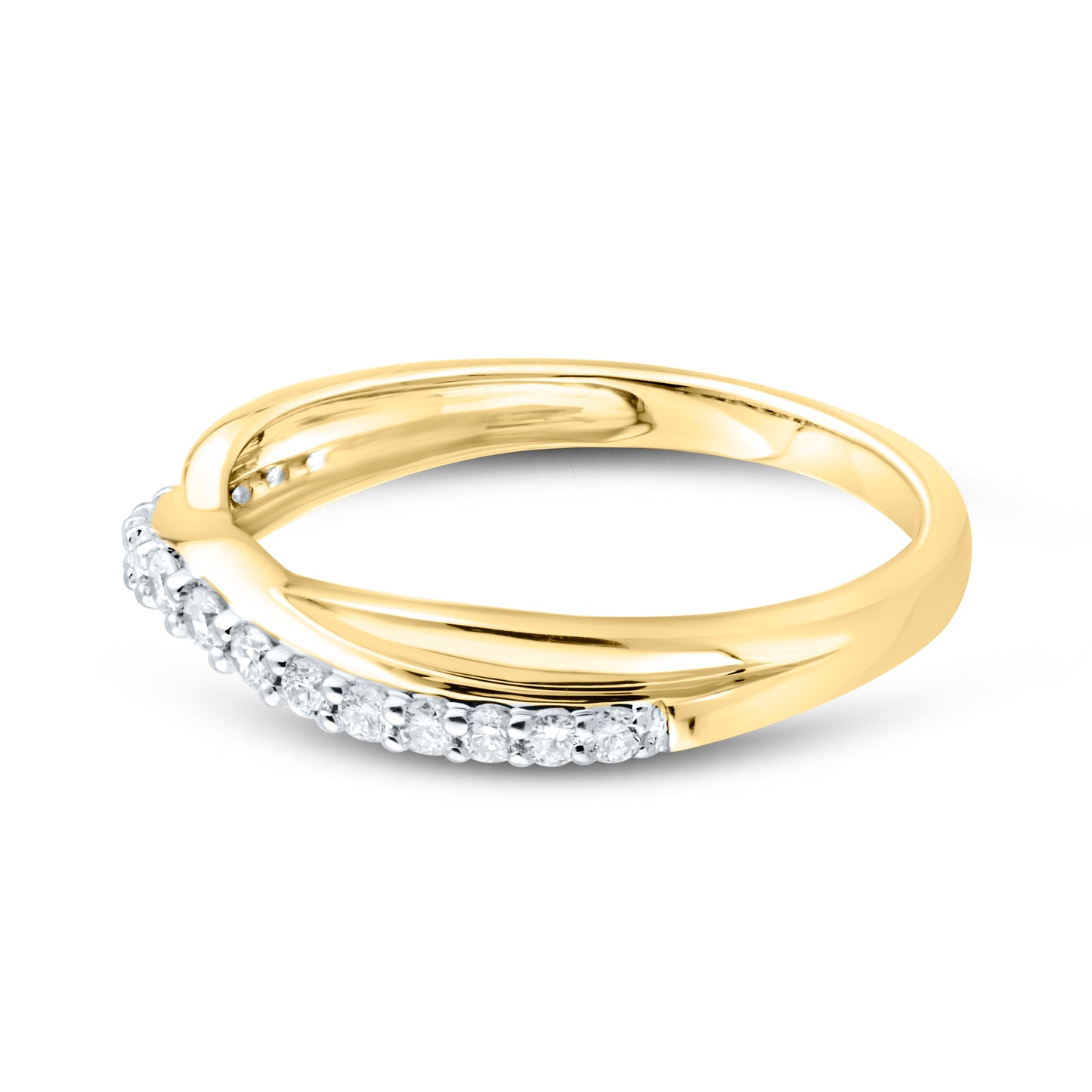 10kt yellow gold 0.26 CTW Ladies Diamond Band