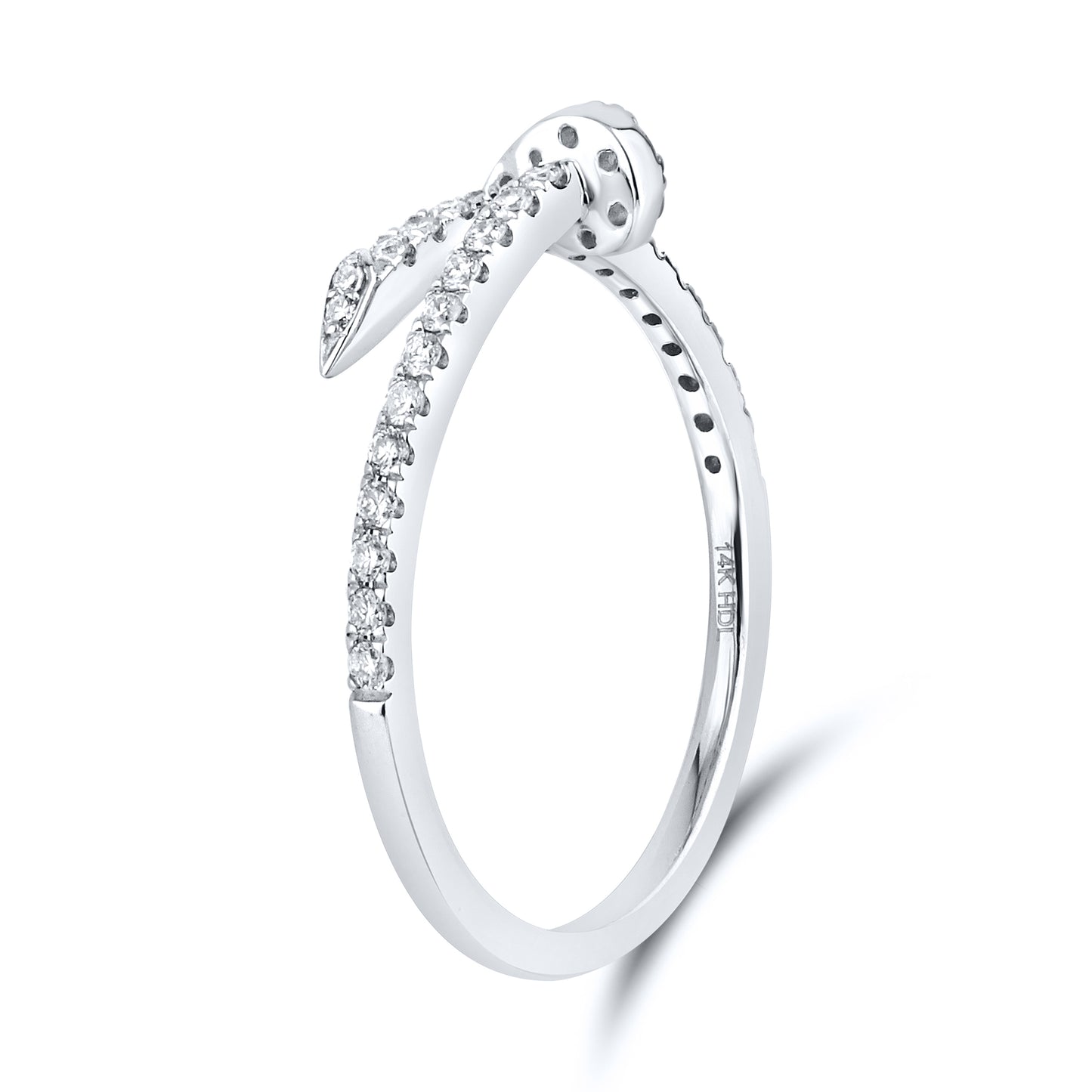 14kt White Gold 0.25 CTW Natural Diamond Ring