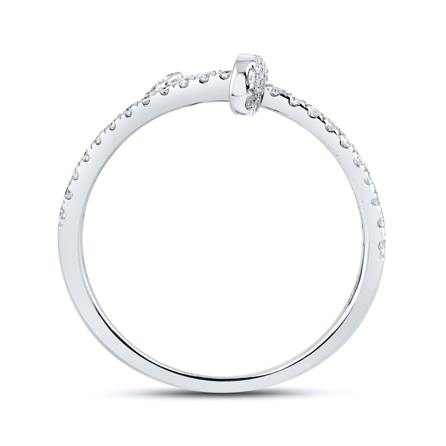 14kt White Gold 0.25 CTW Natural Diamond Ring