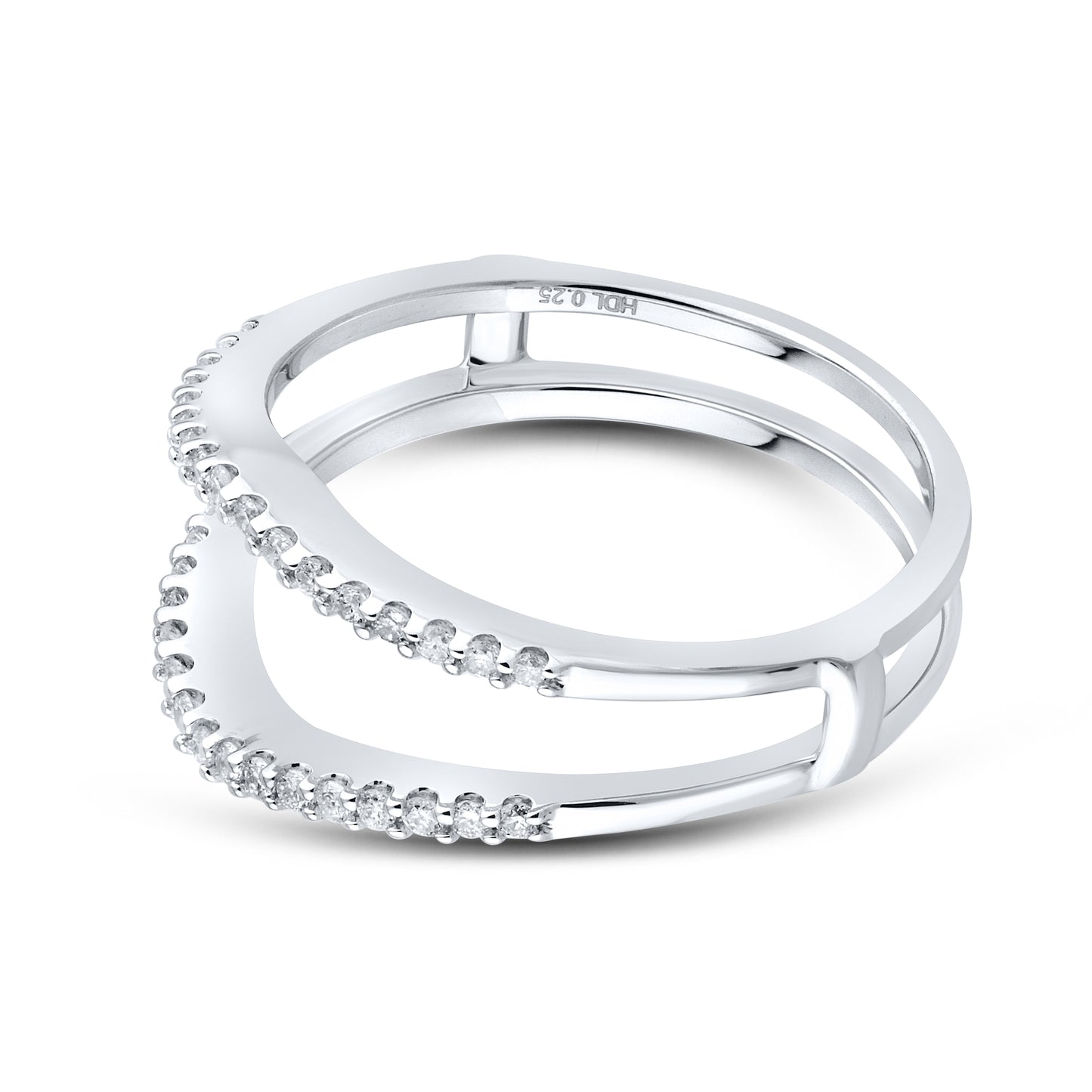 14kt White Gold 0.25 CTW Natural Diamond  Enhancer
