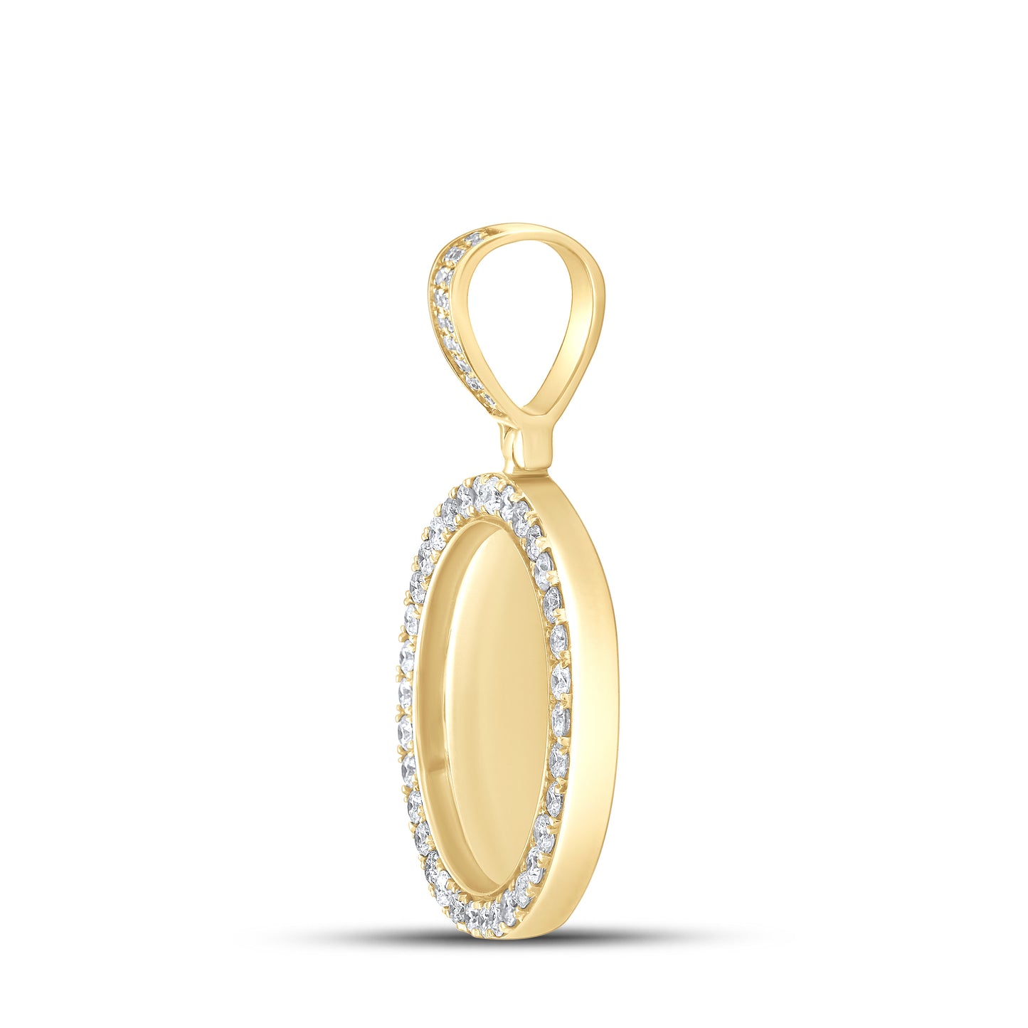 10kt Yellow Gold 1.28 CTW Diamond Charm