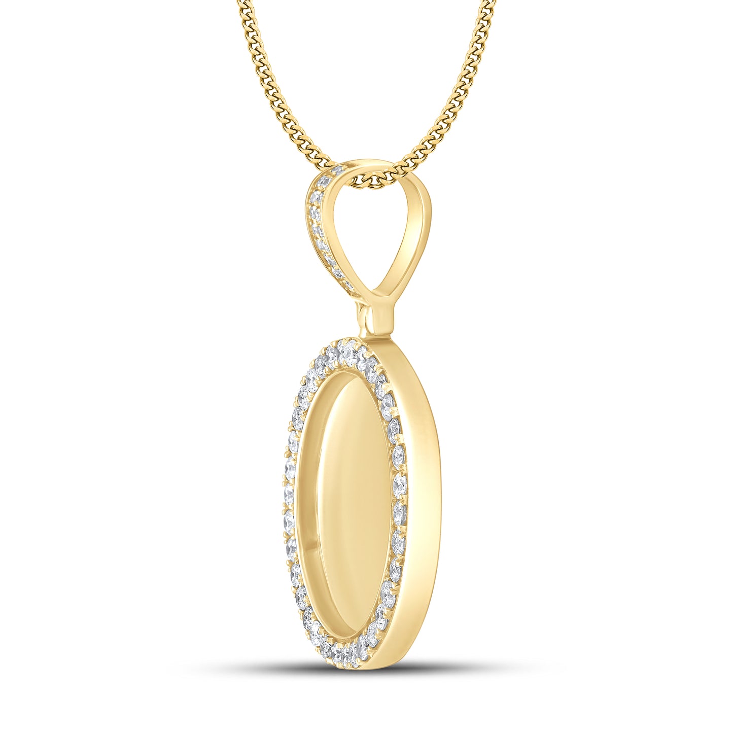 10kt Yellow Gold 1.28 CTW Diamond Charm
