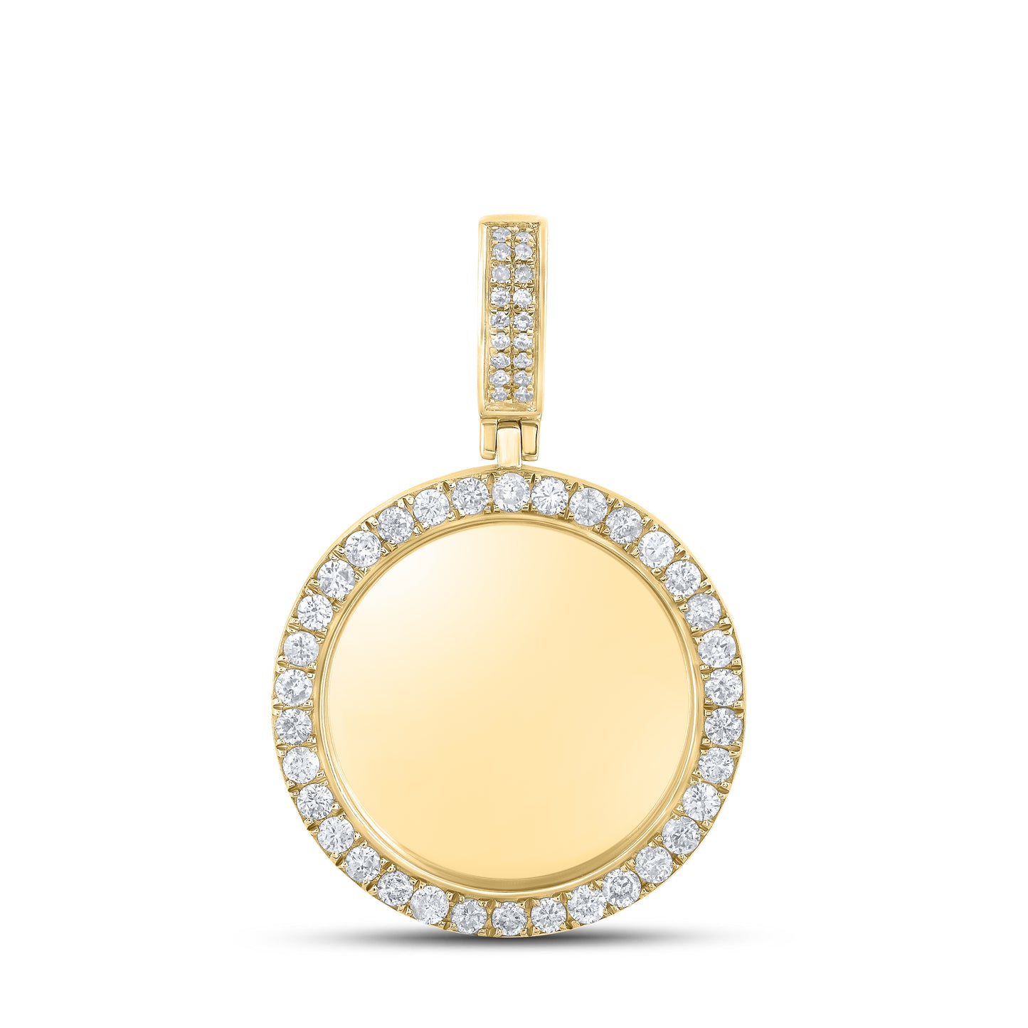 10kt Yellow Gold 1.28 CTW Diamond Charm