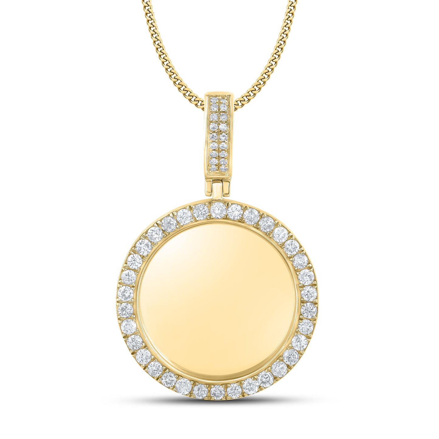 10kt Yellow Gold 1.28 CTW Diamond Charm