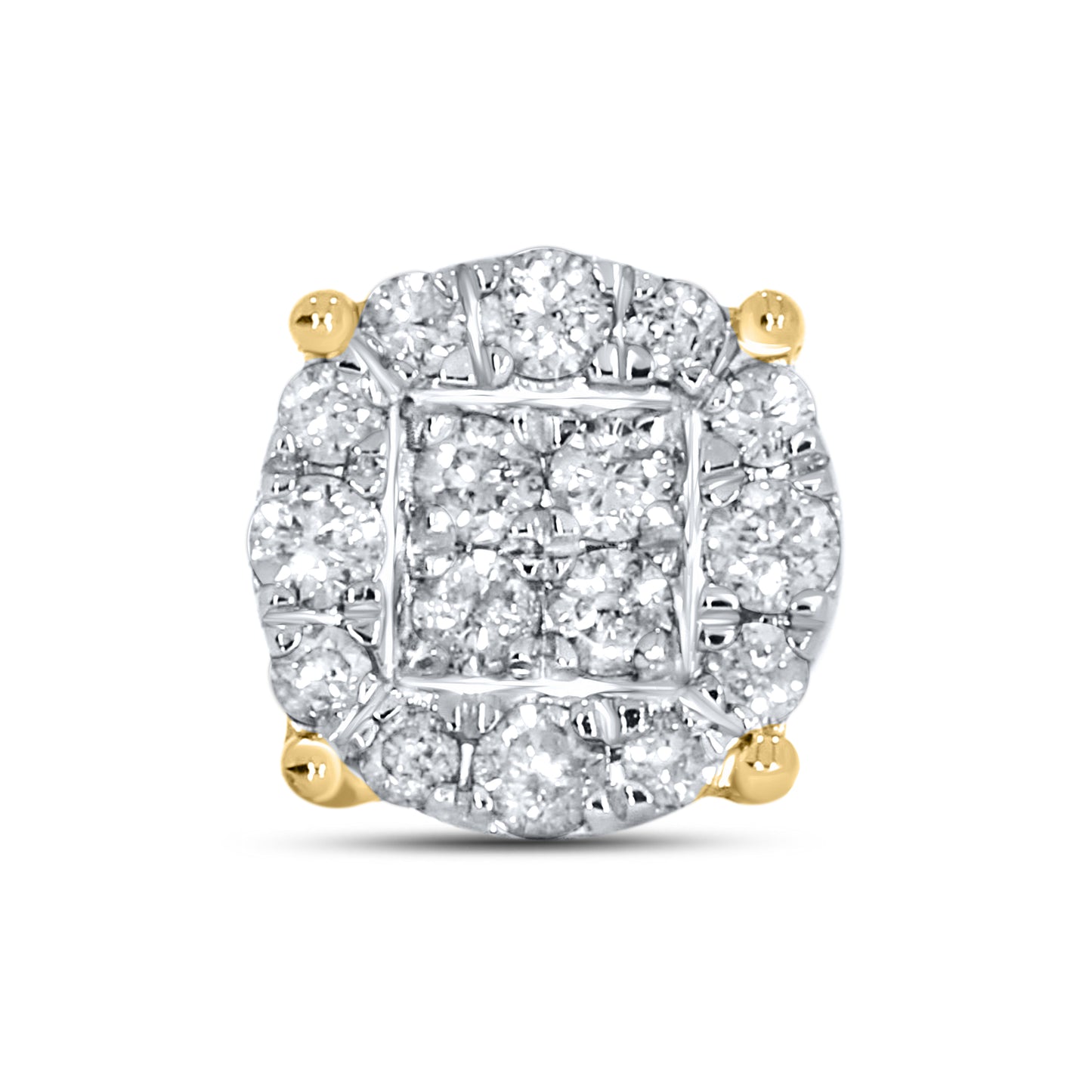 10kt yellow gold 0.27ctw  Diamond Earrings