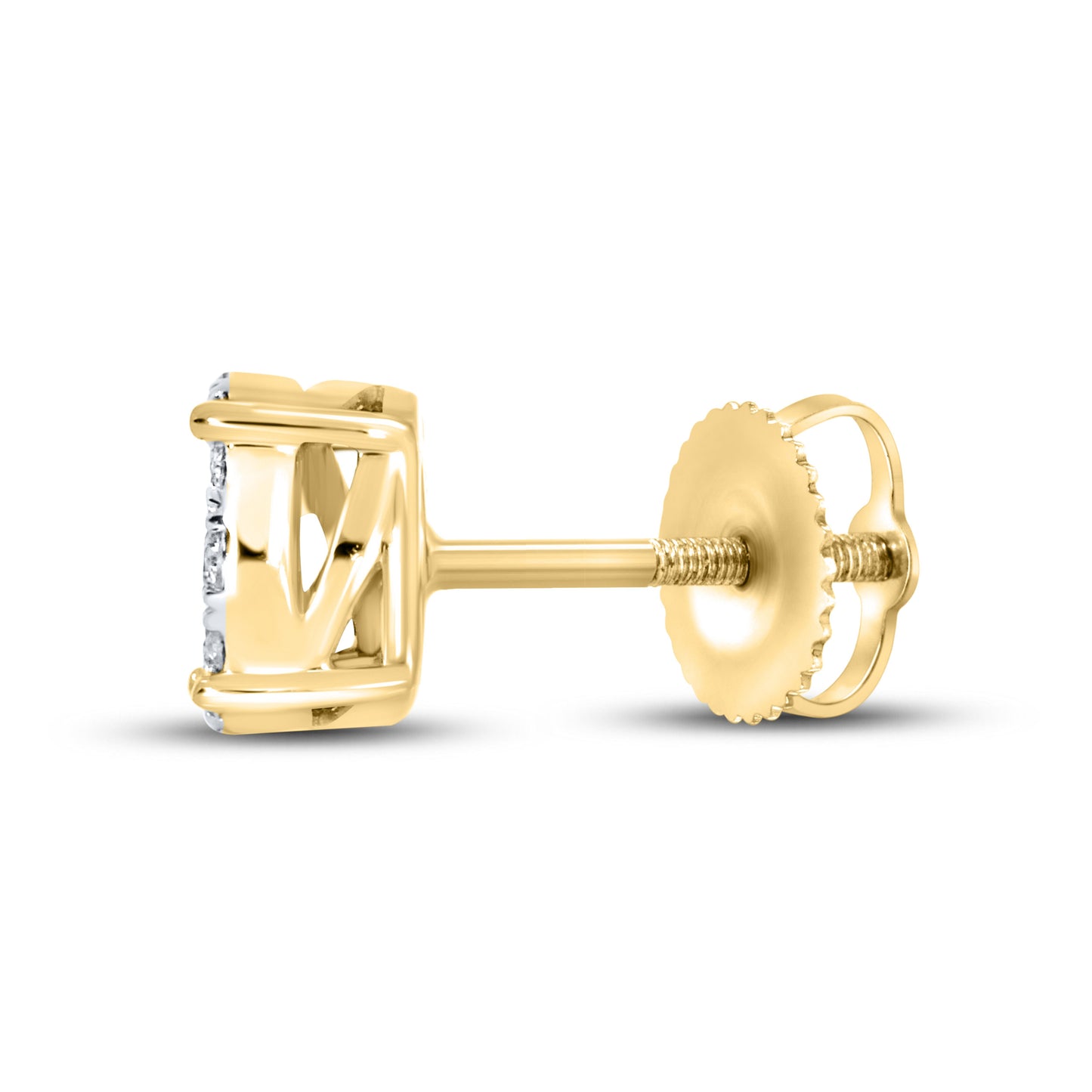 10kt Yellow Gold 0.26 CTW Natural Diamond Earrings
