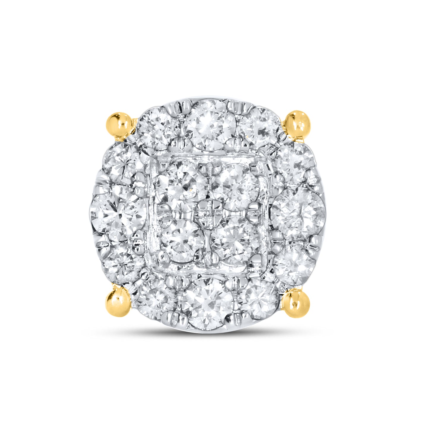 10kt yellow gold 0.53ctw Diamond Earrings