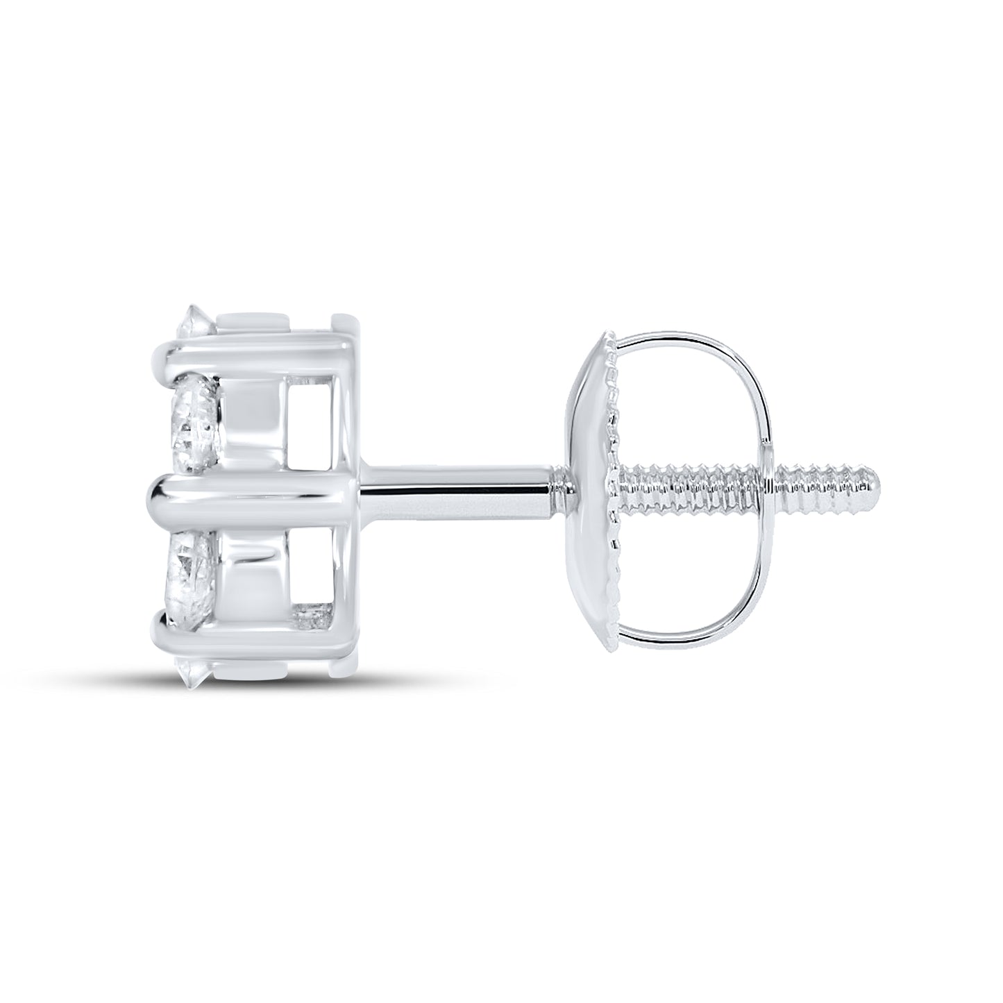 10kt white gold 0.47ctw Diamond Earrings