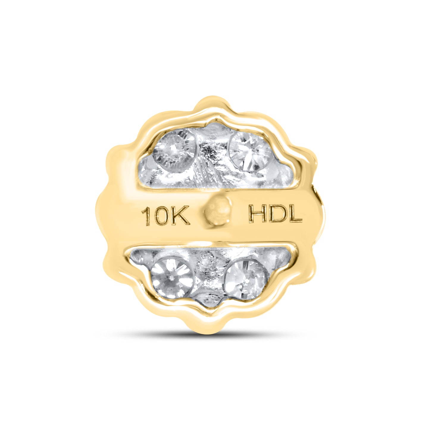10kt yellow gold 0.50ctw  Diamond Earrings