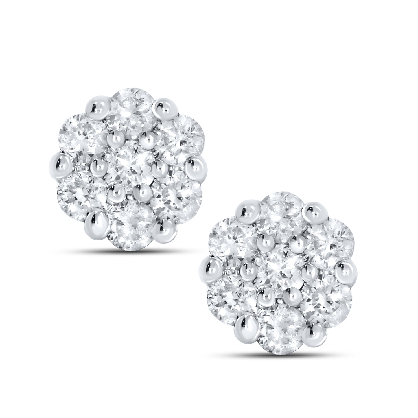 10kt yellow gold 0.50ctw  Diamond Earrings