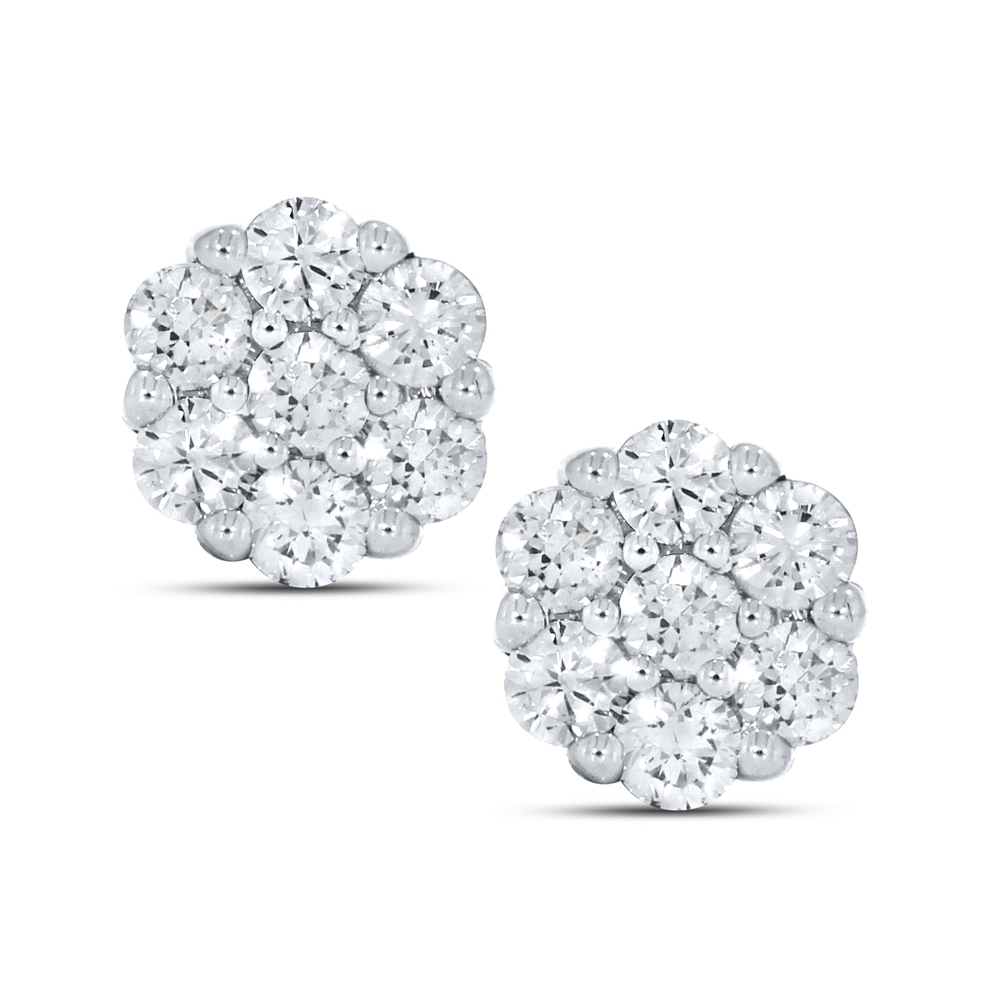 10kt Yellow Gold 0.78 CTW Diamond Earrings
