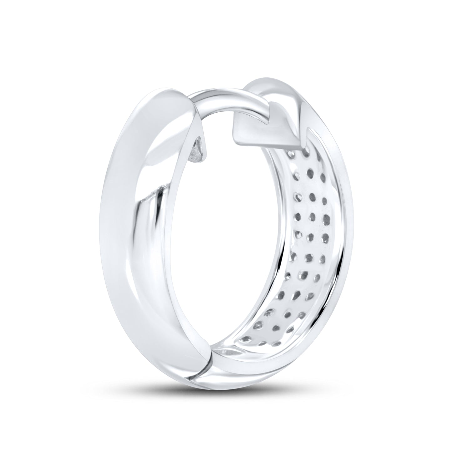 10kt white gold 0.25ctw Diamond Earrings