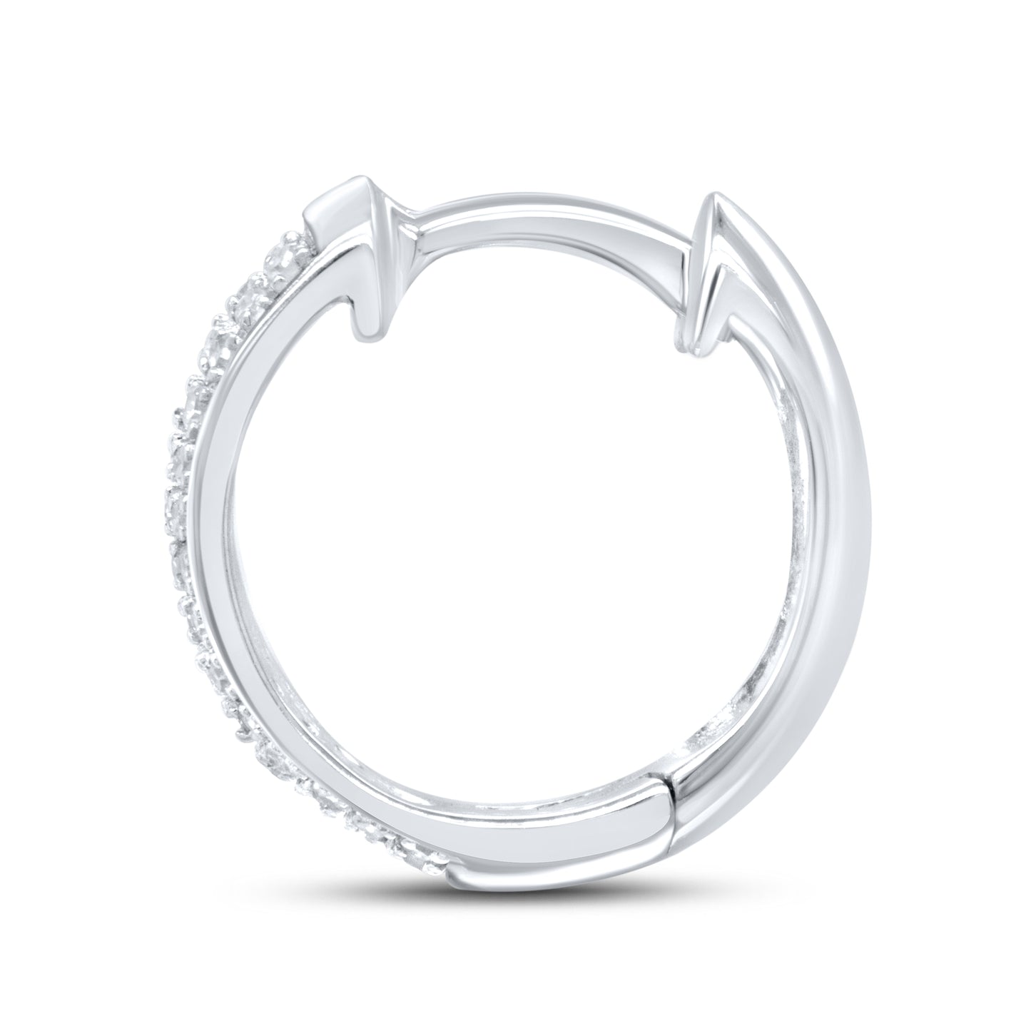 10kt white gold 0.25ctw Diamond Earrings