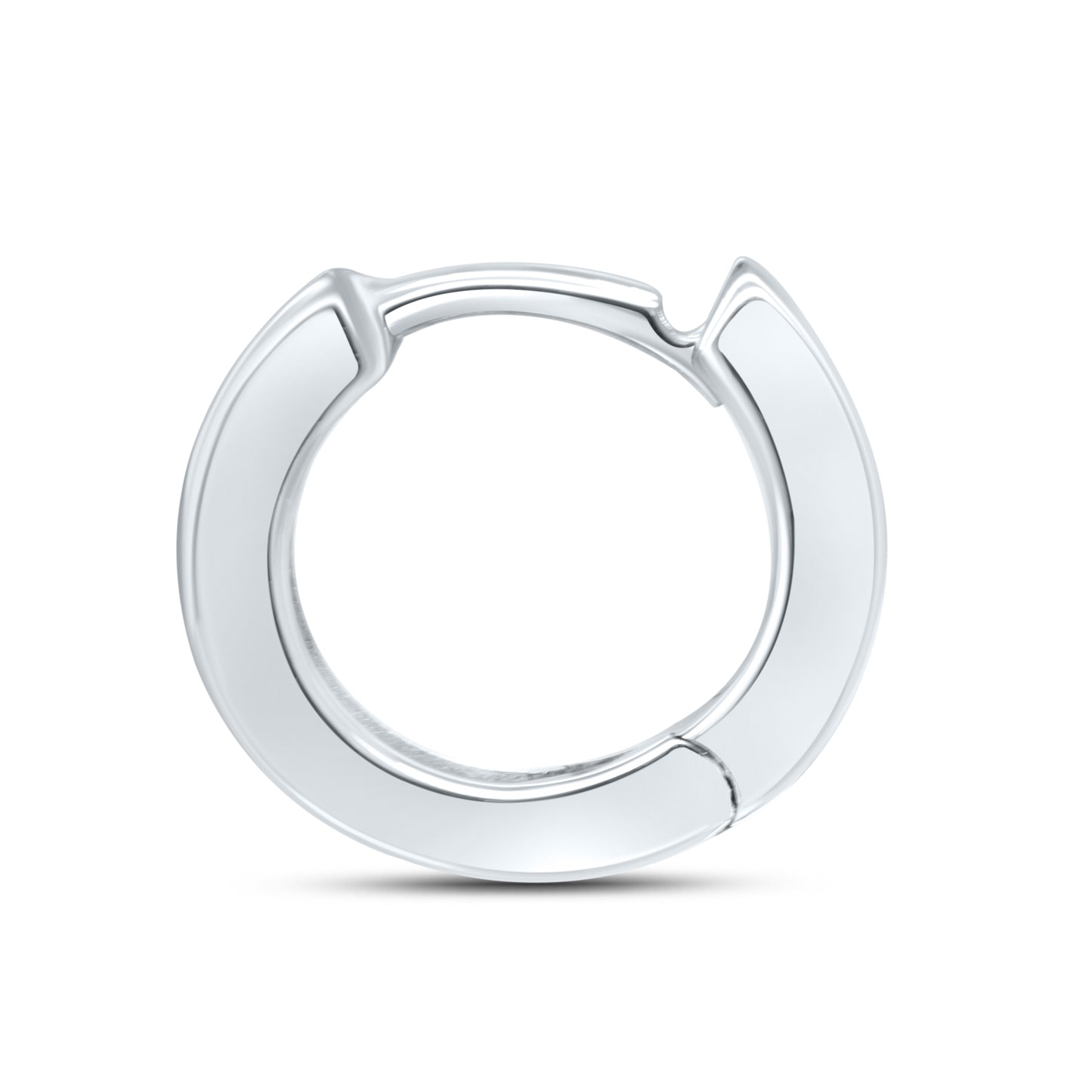 10kt White Gold 0.29 CTW Natural Diamond Hoops
