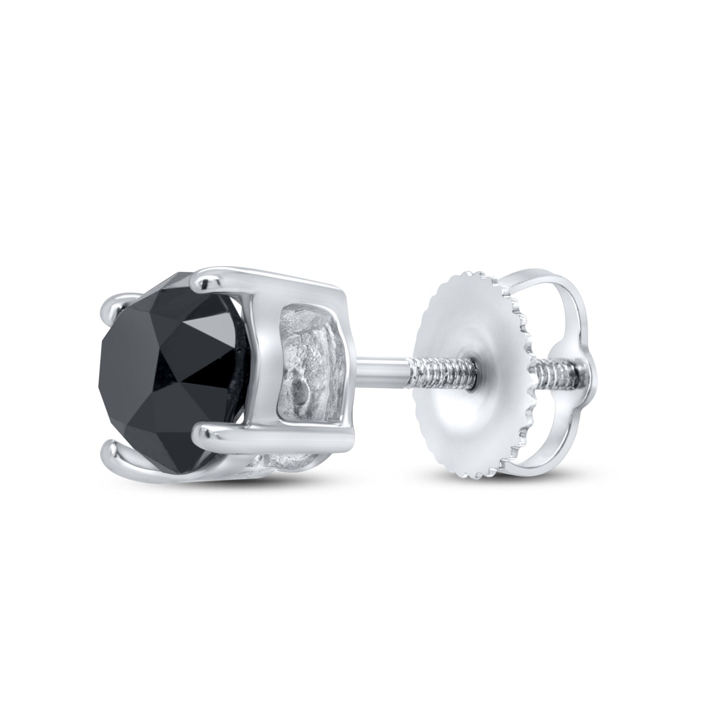 10k white gold onyx Earrings