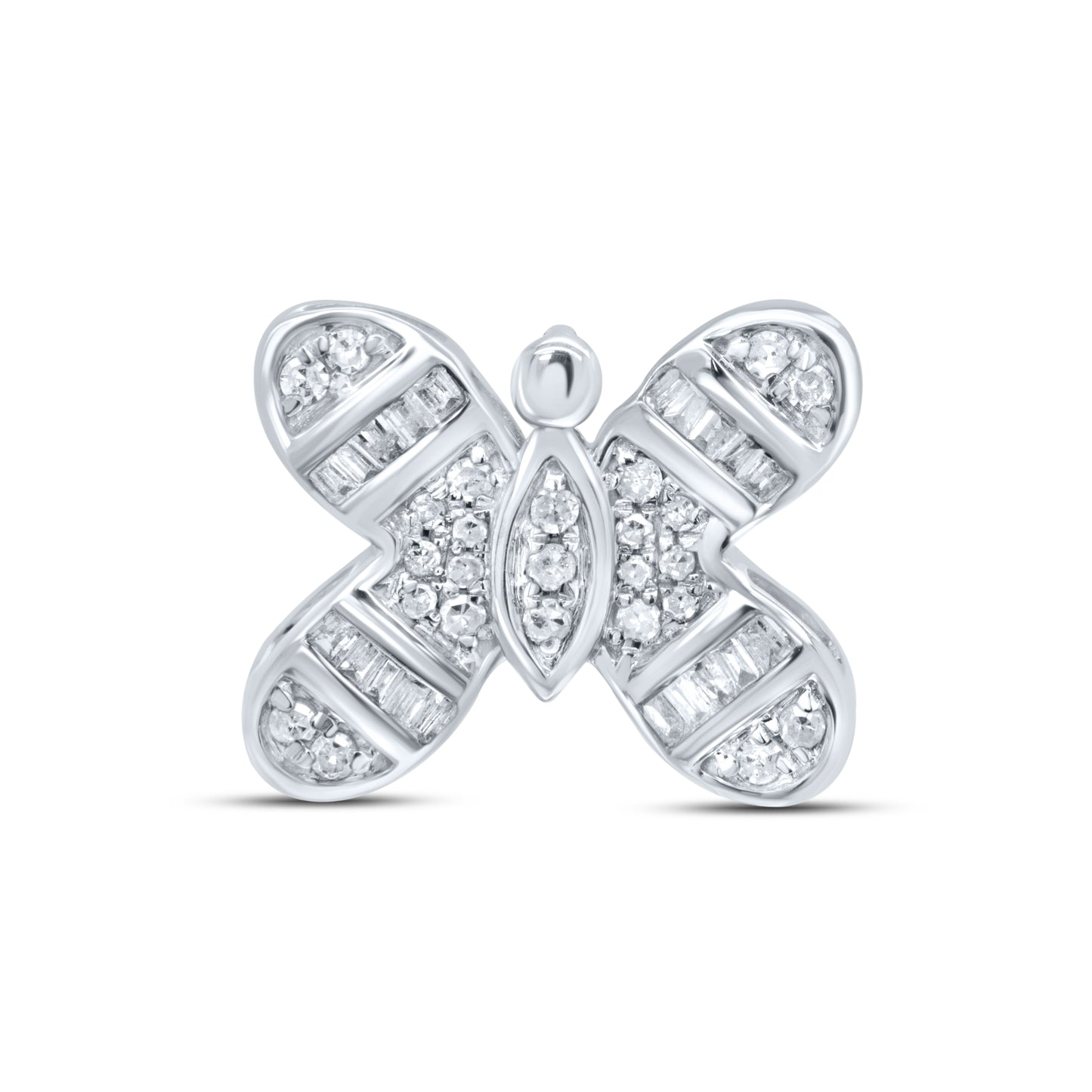 10kt White Gold 0.38 CTW Natural Diamond Earrings