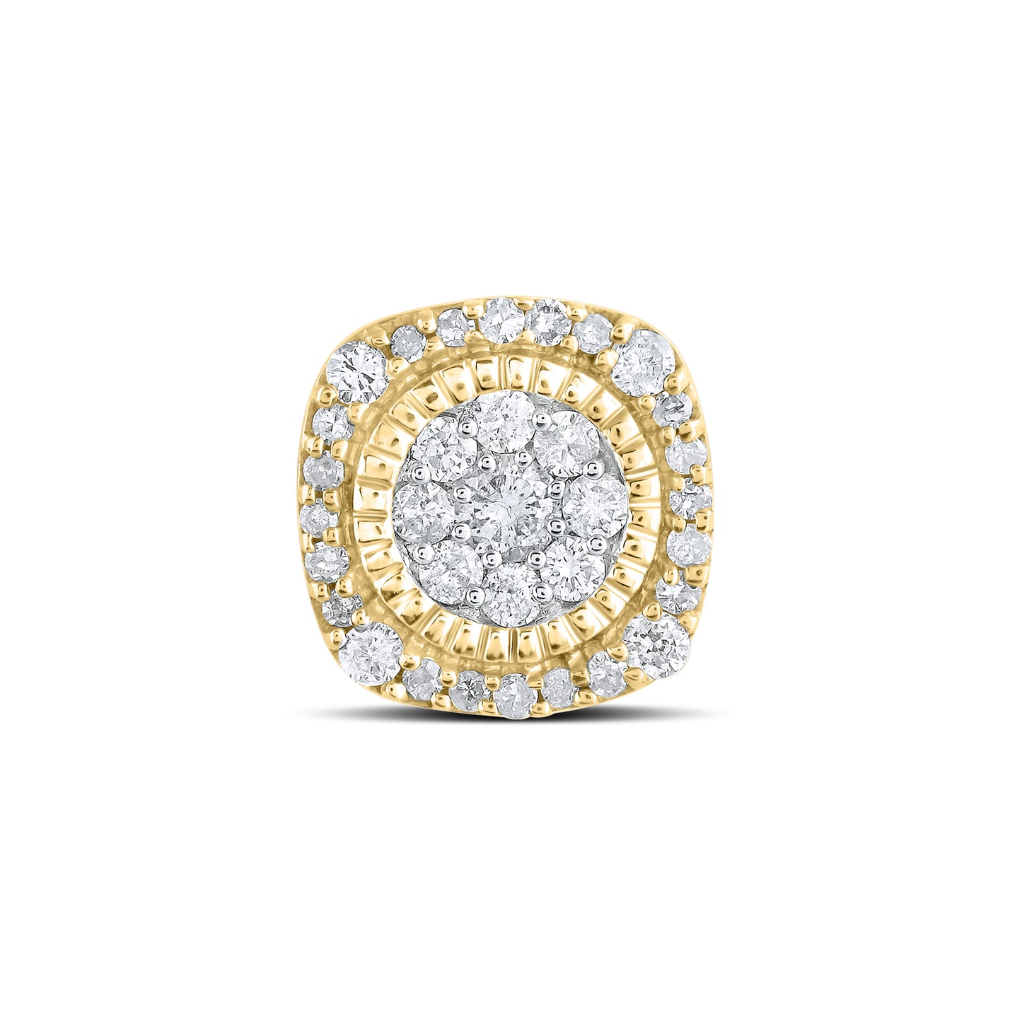 10kt Yellow Gold 0.93 CTW Natural Diamond Earrings