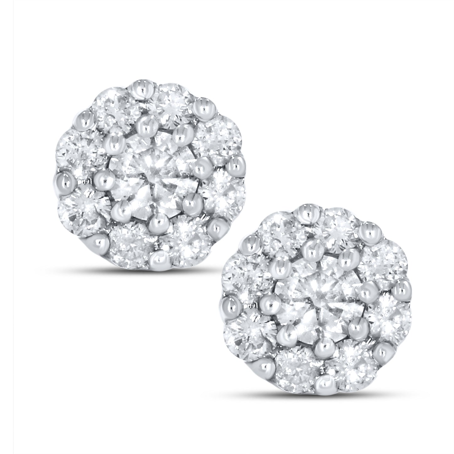 10kt Yellow Gold 0.50 CTW Natural Diamond Earrings